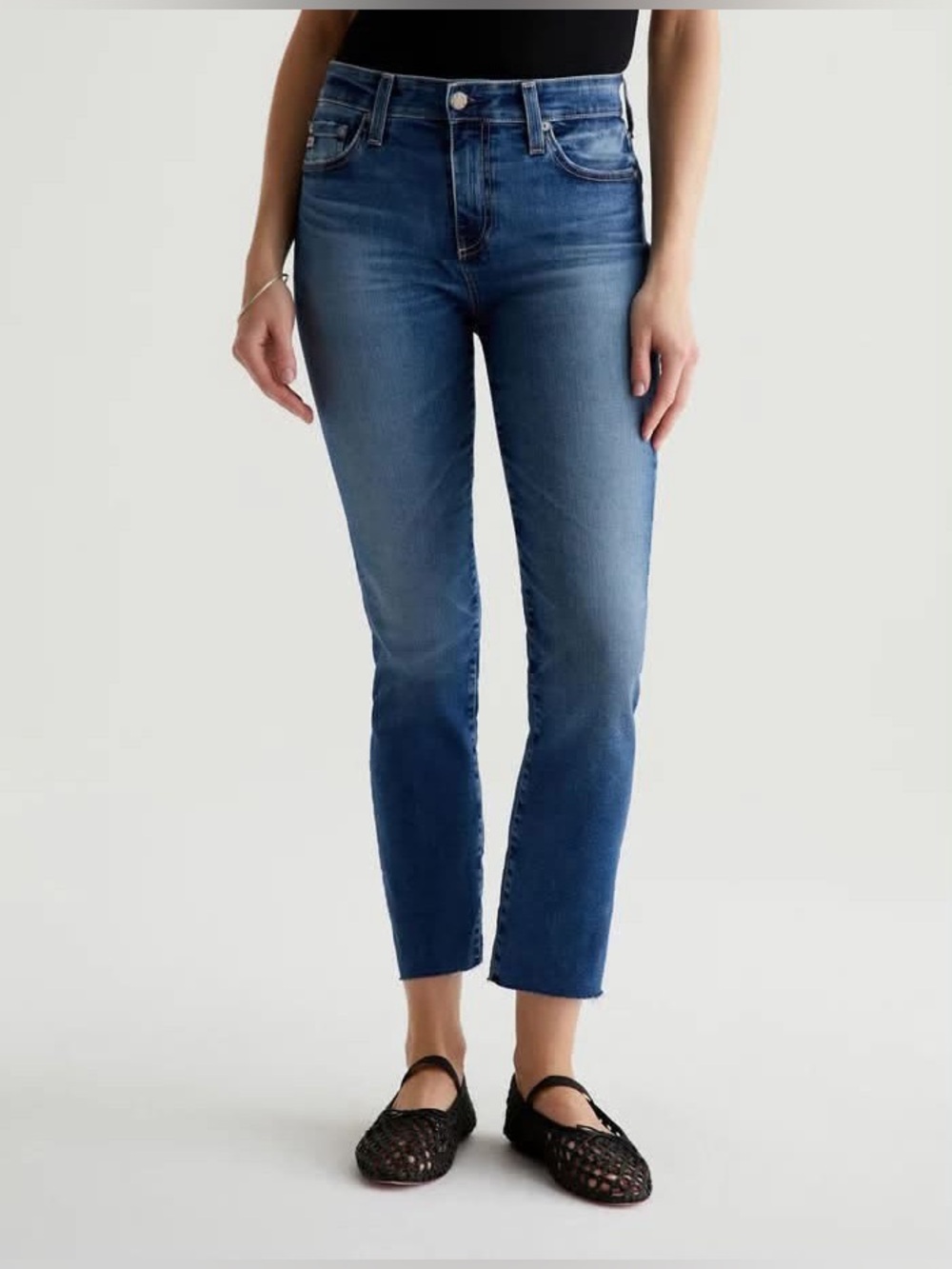 AG Adriano Goldschmeid - Ag-ed Denim - The mari High Rise Straight Jean. Size 29